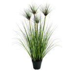 Head Bamboo Φυτο Τεχνητο Σε Γλαστρα 95cm Pvc Πρασινο