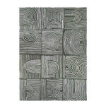 Tupik Πινακας Διακοσμησης Με Κορνιζα 100x140x4cm Καμβας Πρασινο Μπεζ Ξυλο Φυσικο - Image 2