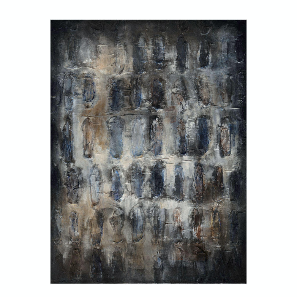 031416-jN8Iq-first-_1 Terryn Πινακας Διακοσμησης 90x120x4cm Καμβας Μπλε Γκρι Καφε Μπεζ Ξυλο - Image 1