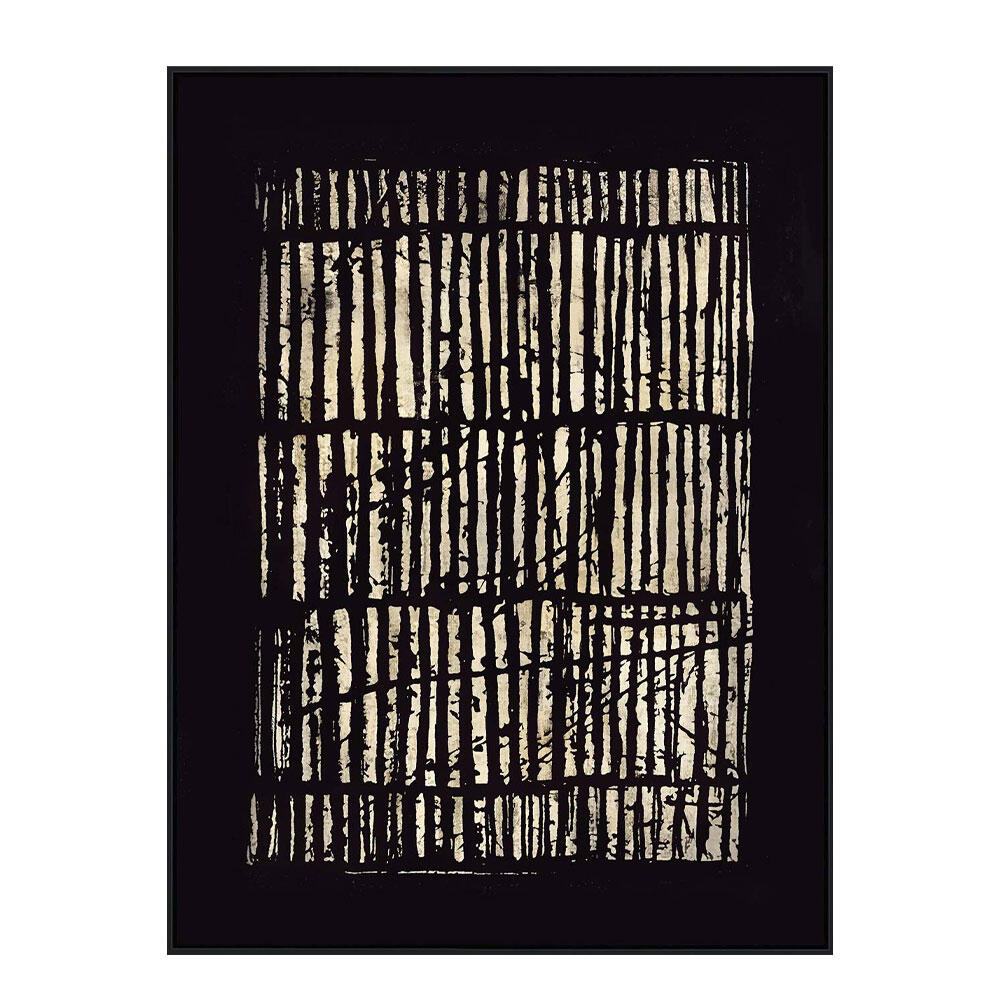 031435-P5FnR-first-_1 Multiply Πινακας Διακοσμησης 90x120x4cm Καμβας Μαυρο Μπεζ MDF Μαυρο - Image 1