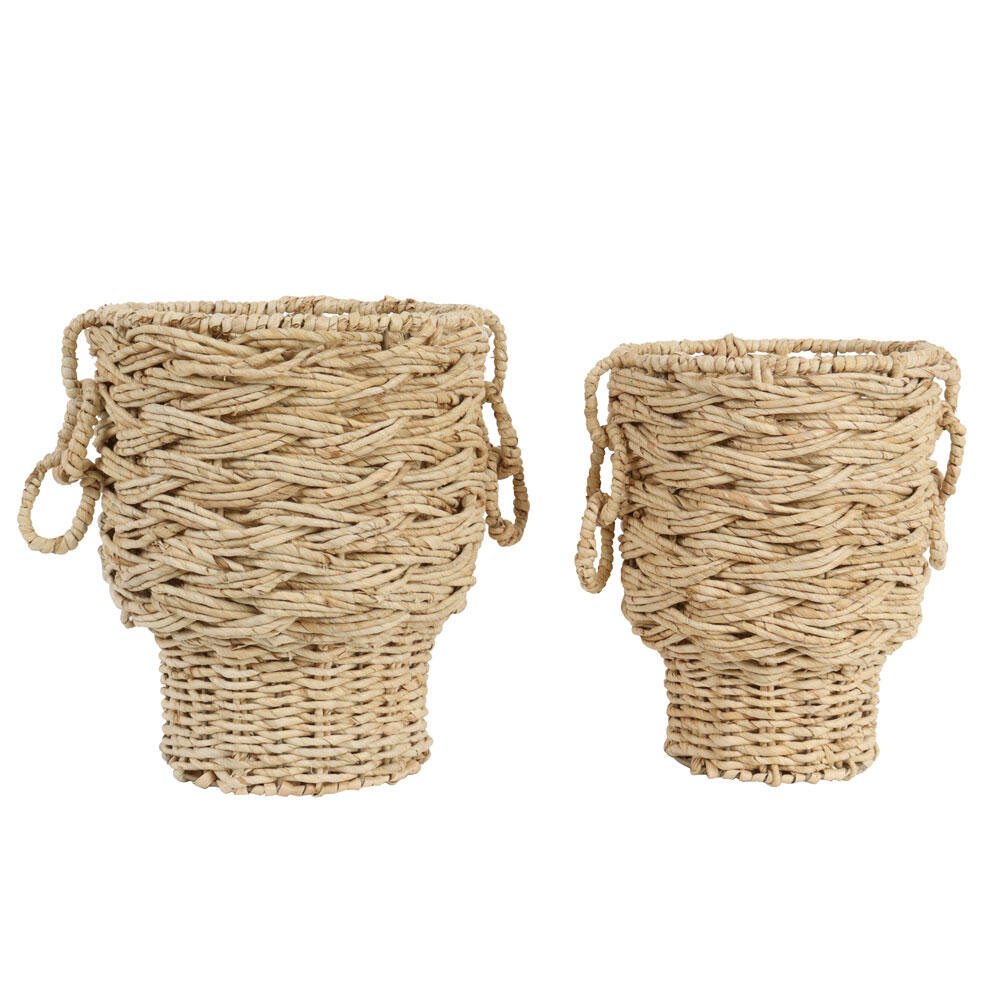 031547-uWGjs-first-_1 Poros Καλαθι 29x29x35cm Φυλλα Καλαμποκιου Φυσικο - Image 1