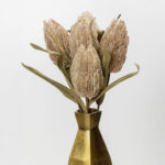 Aroma Blossoms Λουλουδι Τεχνητο 63cm Foam Καφε Πρασινο Pvc - Image 2