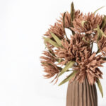 Aroma Bliss Λουλουδι Τεχνητο 57cm Foam Ροζ Πρασινο Pvc - Image 2