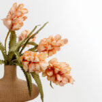 Petal Paradise Λουλουδι Τεχνητο 73cm Foam Ροζ Πρασινο - Image 3
