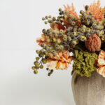 Petal Paradise Λουλουδι Τεχνητο 73cm Foam Ροζ Πρασινο - Image 5