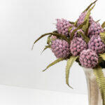 Spring Splendor Λουλουδι Τεχνητο 70cm Foam Μωβ Πρασινο Pvc - Image 2