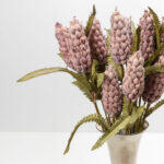 Spring Splendor Λουλουδι Τεχνητο 75cm Foam Ροζ Πρασινο - Image 2
