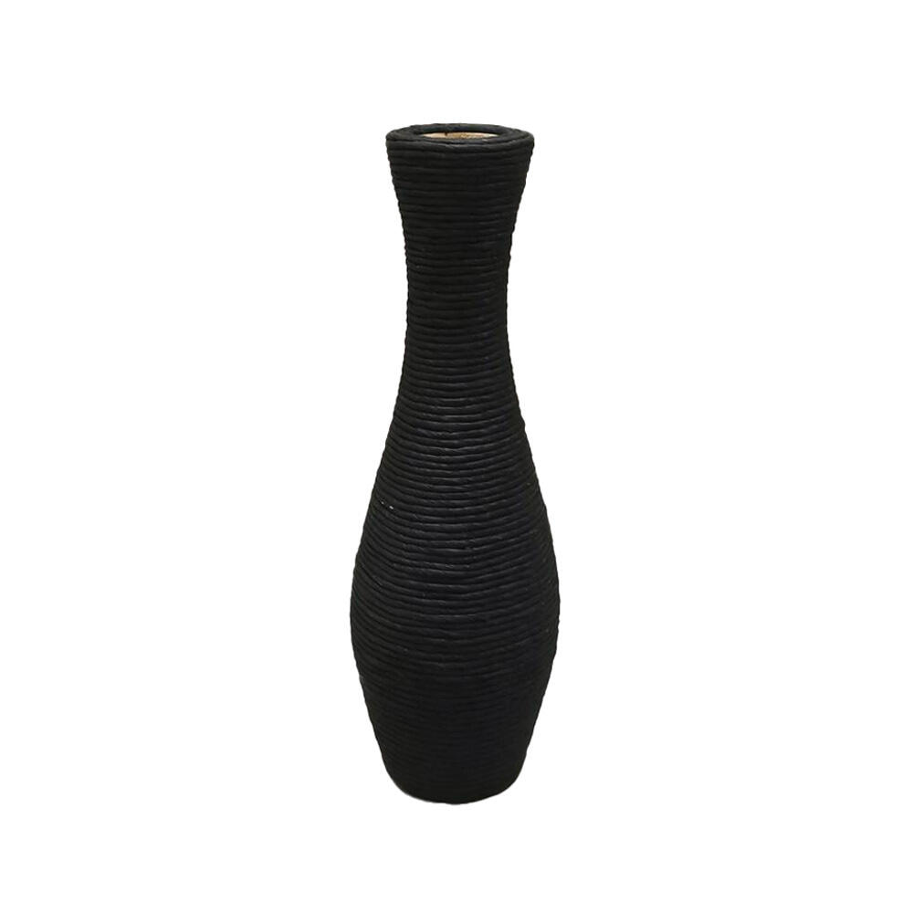 032010-OCBQg-first-_1 Nubia Βαζο 20x20x62cm Ξυλο Ελατου Μαυρο - Image 1