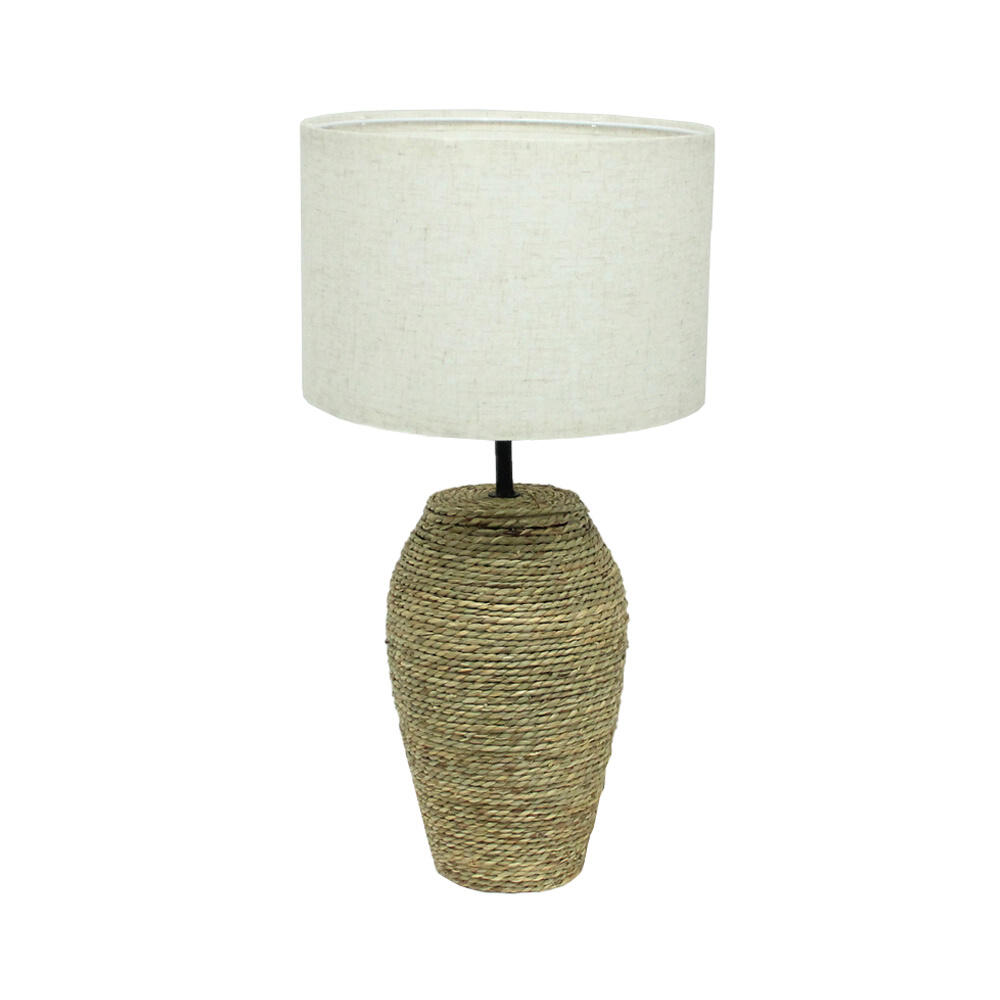 032053-m0v52-first-_1 Rope Φωτιστικο Επιτραπεζιο 30x30x59cm Σχοινι Φυσικο Υφασμα Μπεζ - Image 1