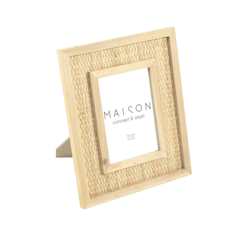 032084-3qZ3c-first-_1 Kamira S Κορνιζα 25x2x30cm Rattan Φυσικο Γυαλι - Image 1
