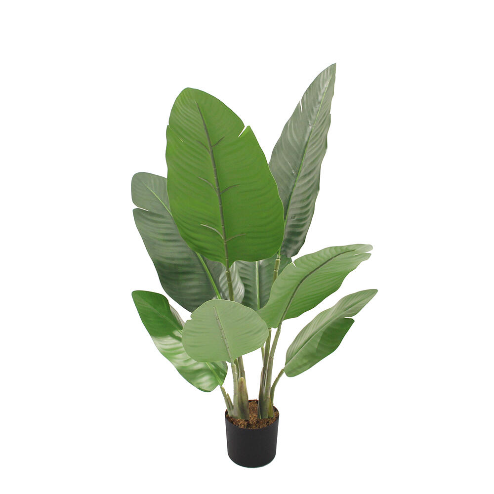 032214-nSEfq-first-_1 Banana Δεντρο Τεχνητο Σε Γλαστρα 75cm Peva Πρασινο - Image 1