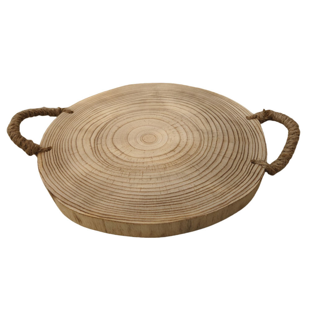 032233-AQayu-first-_1 Kengo Δισκος Διακοσμησης 39x39x4cm Ξυλο Φυσικο - Image 1