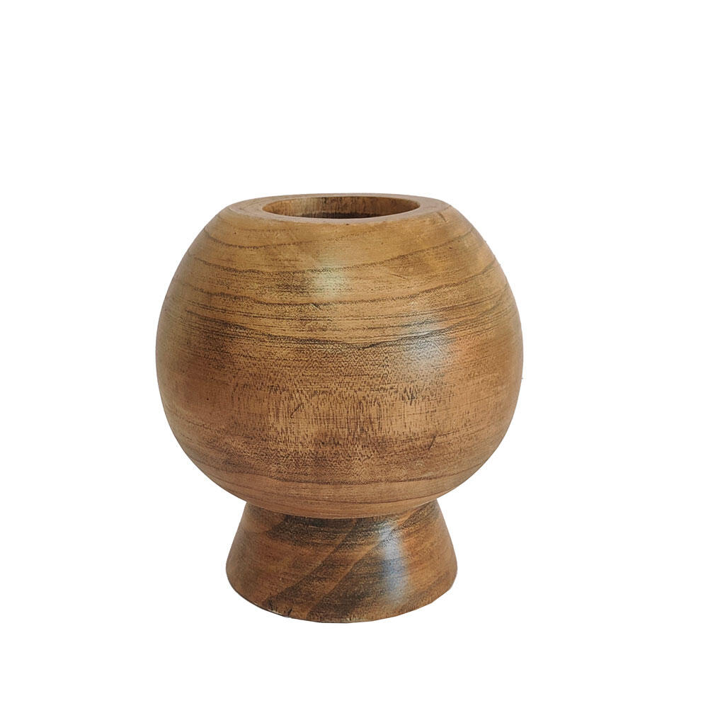 032243-p5Rk2-first-_1 Cedar Βαζο 20x20x22cm Ξυλο Καφε - Image 1