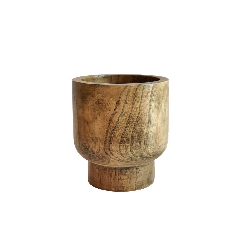 032247-hPdEp-first-_1 Cedar Βαζο 21x21x24cm Ξυλο Καφε - Image 1