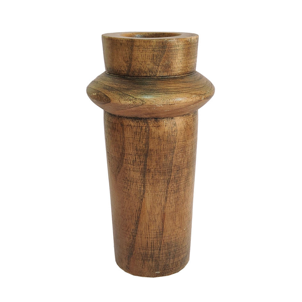032249-w7Pj5-first-_1 Cedar Βαζο 16x16x30cm Ξυλο Καφε - Image 1