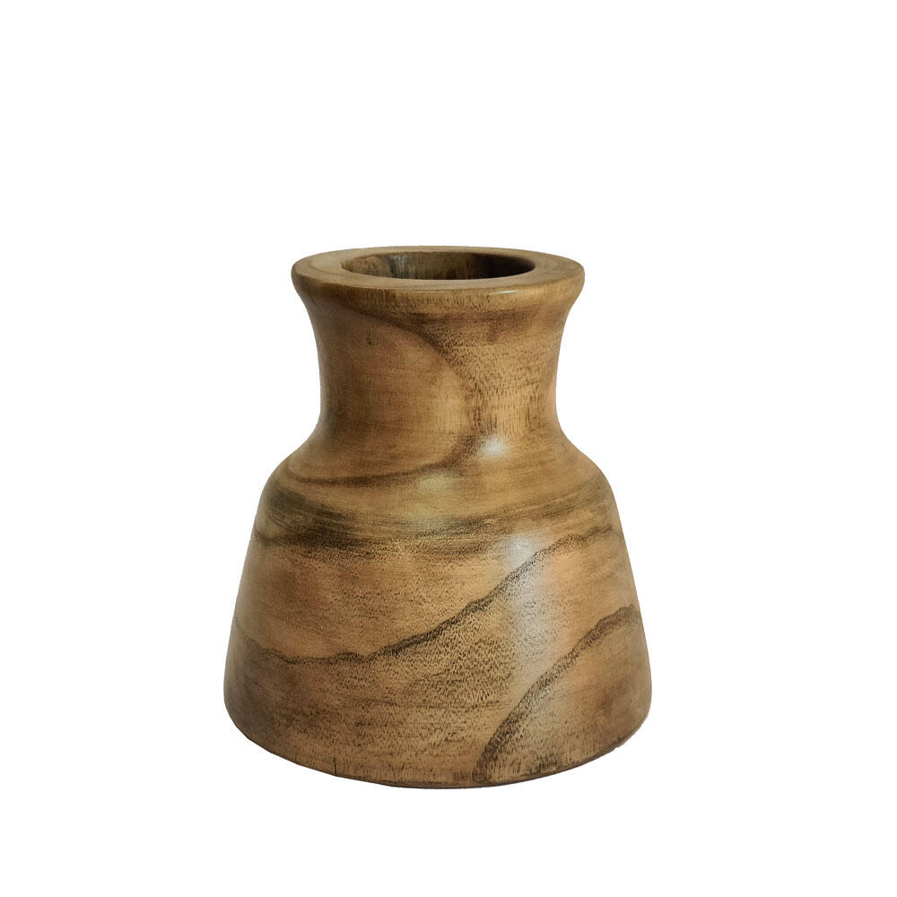 032255-W2RpQ-first-_1 Cedar Βαζο 22x22x22cm Ξυλο Καφε - Image 1