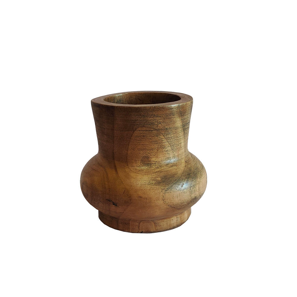 032256-Mxs7V-first-_1 Cedar Βαζο 23x23x21cm Ξυλο Καφε - Image 1
