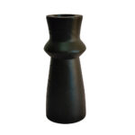 Nubia Βαζο 12x12x29cm Ξυλο Μαυρο
