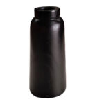 Nubia Βαζο 14x14x30cm Ξυλο Μαυρο
