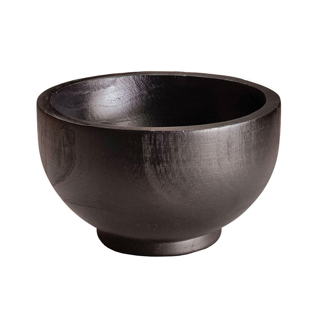 032280-LIdaM-first-_1 Nubia Μπωλ Διακοσμησης 30x30x19cm Ξυλο Μαυρο - Image 1
