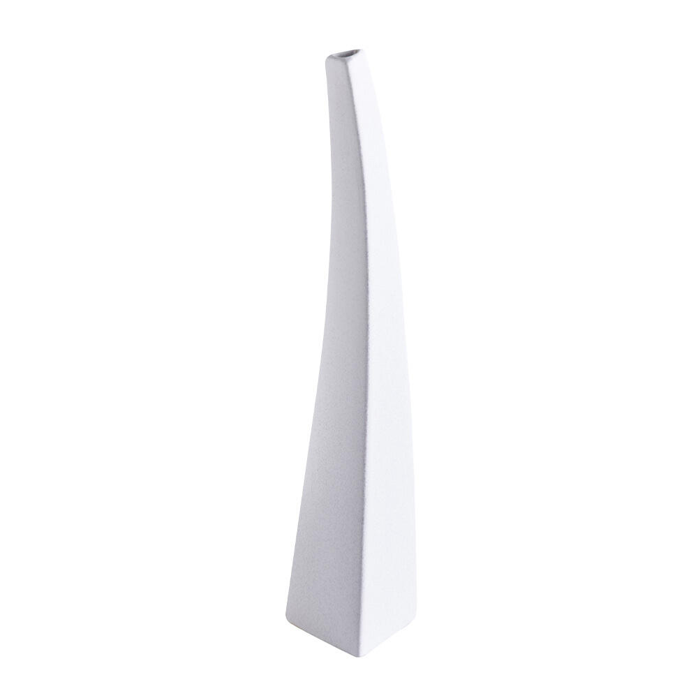 032295-VZBvz-first-_1 Irida Βαζο 11x10x50cm Κεραμικο Λευκο - Image 1