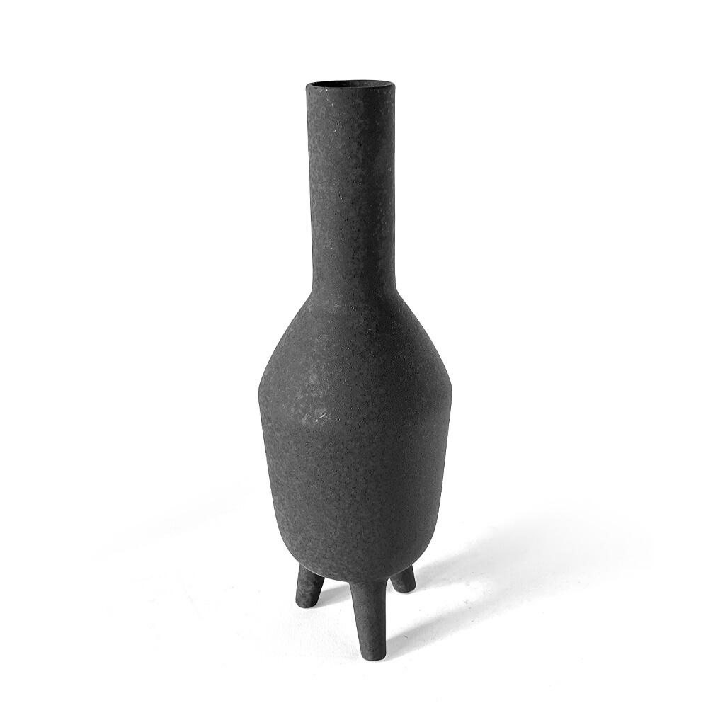 032298-gnep4-first-_1 Ifigenia Βαζο 15x15x45cm Κεραμικο Μαυρο - Image 1