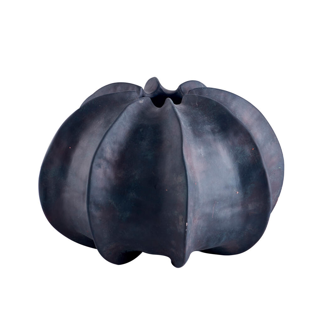 032302-EiHho-first-_1 Thalis Βαζο 30x30x22cm Κεραμικο Μαυρο - Image 1