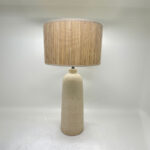 Zed Φωτιστικο Επιτραπεζιο 35x35x65cm Κεραμικο Μπεζ Bamboo Φυσικο - Image 3