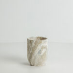 Pedra Γλαστρα Σετ 3τμχ 30x30x31cm Κεραμικο Μπεζ Λευκο - Image 7
