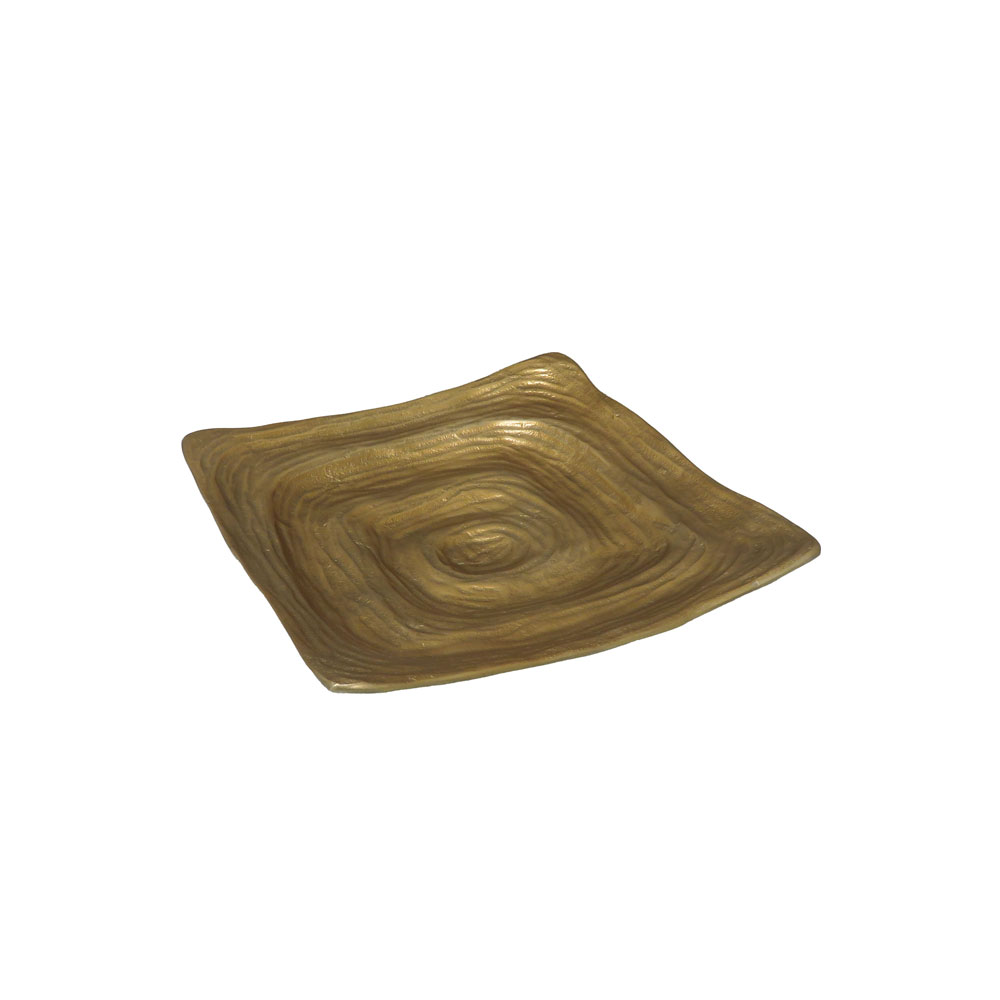 032489-KAiw8-first-_1 Artiom Δισκος Διακοσμησης 28x28x5cm Αλουμινιο Χρυσο - Image 1