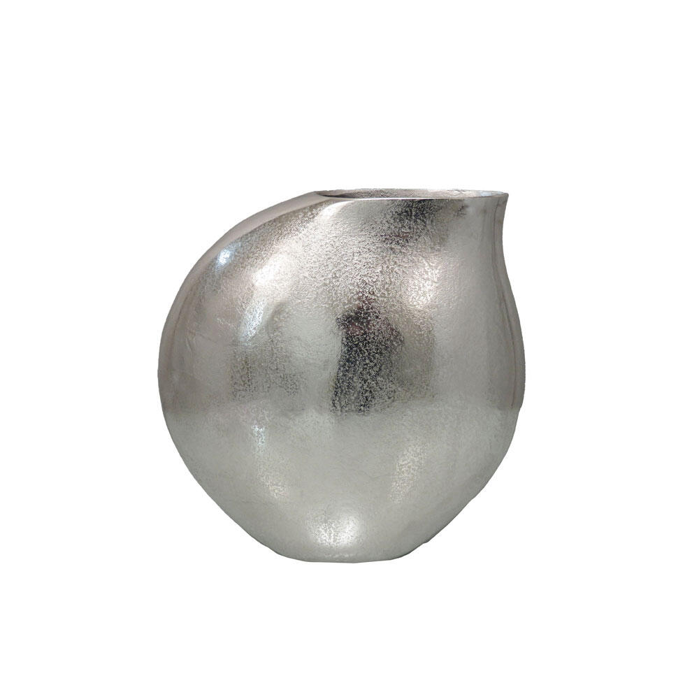 032495-RGcLx-first-_1 Brontie Βαζο 40x17x40cm Αλουμινιο Ασημι - Image 1