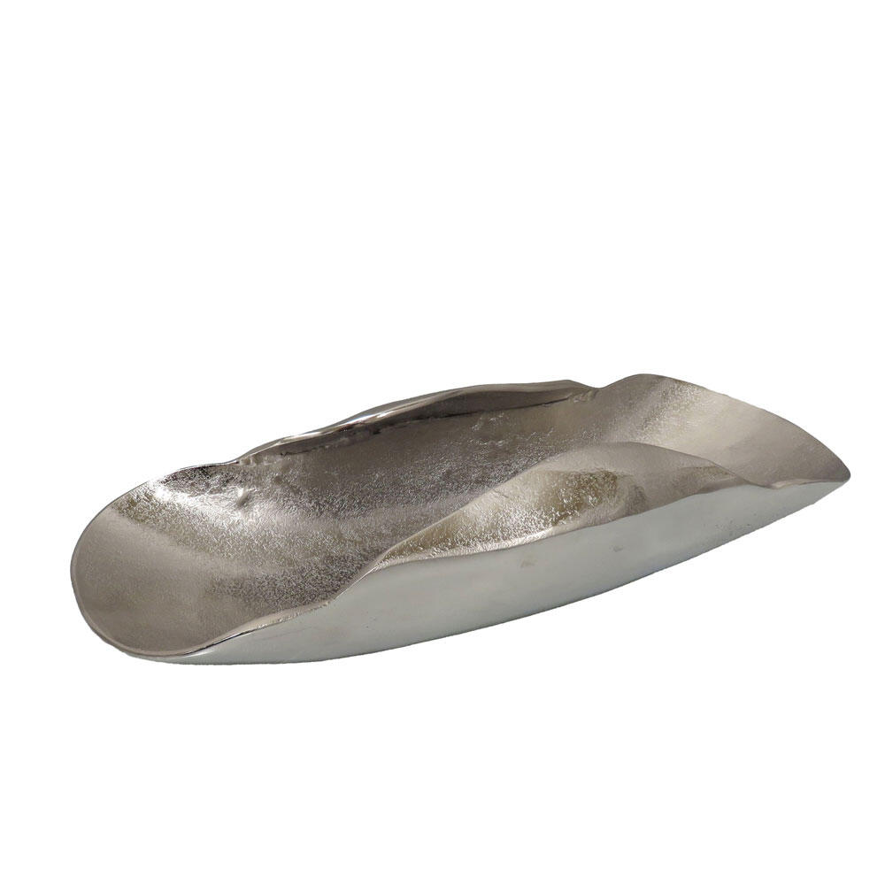 032508-lbJYL-first-_1 Calan Μπωλ Διακοσμησης 52x20x13cm Αλουμινιο Ασημι - Image 1