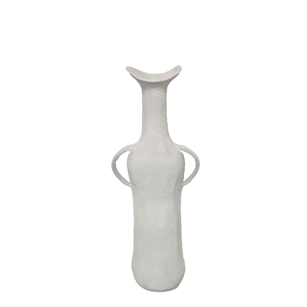 032515-UaI6g-first-_1 Nathen Βαζο 17x11x50cm Αλουμινιο Λευκο - Image 1
