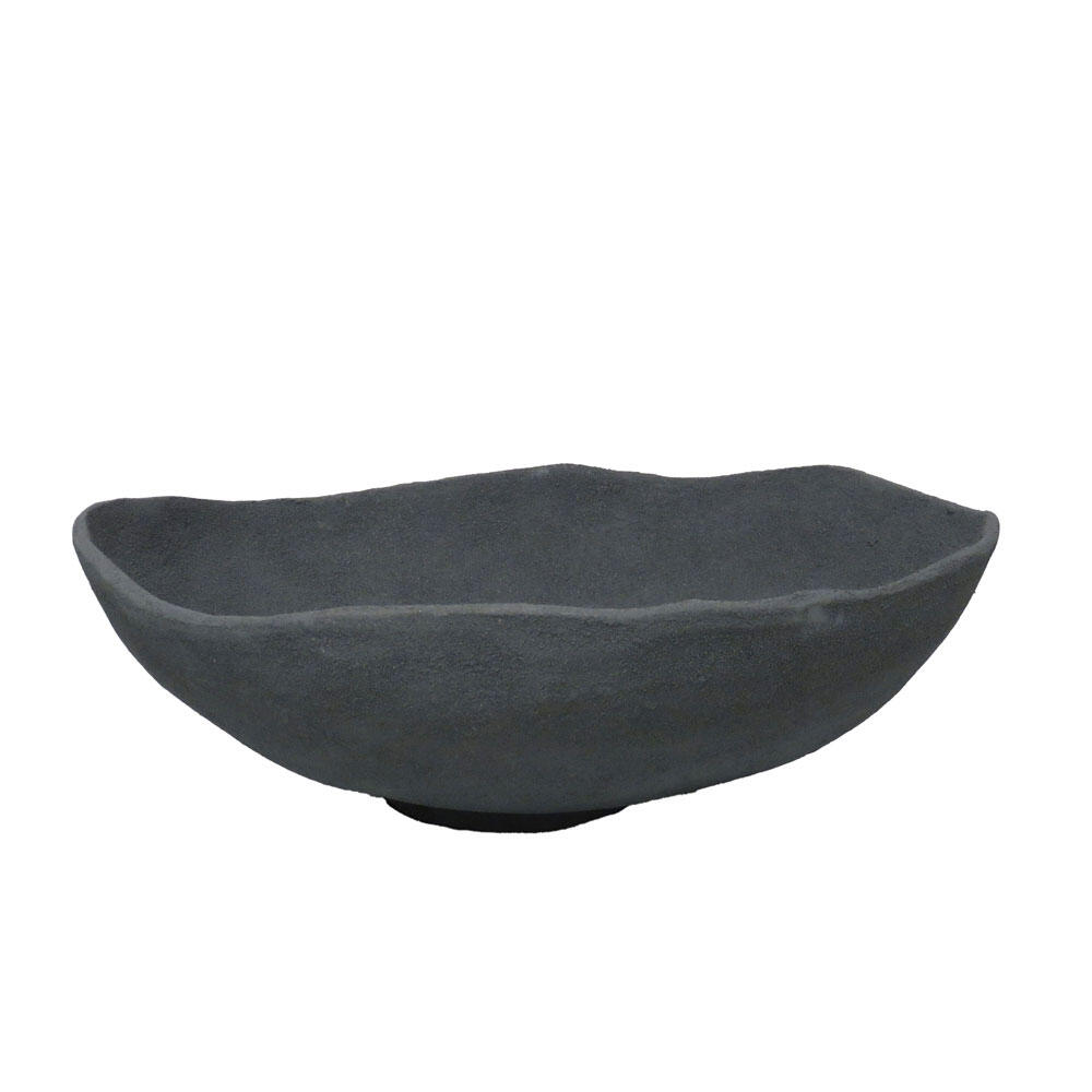 032537-xDnAS-first-_1 Daneet Μπωλ Διακοσμησης 36x36x12cm Αλουμινιο Γκρι - Image 1