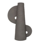 Finton Βαζο 26x13x40cm Αλουμινιο Mud