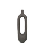 Finton Βαζο 15x12x50cm Αλουμινιο Mud