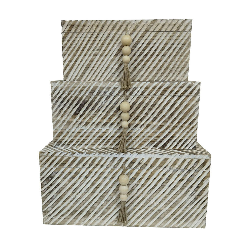 032580-cQ3Nm-first-_1 Sengo Κουτι Αποθηκευσης Σετ 3τμχ 64x44x30cm Ξυλο Φυσικο Λευκο - Image 1