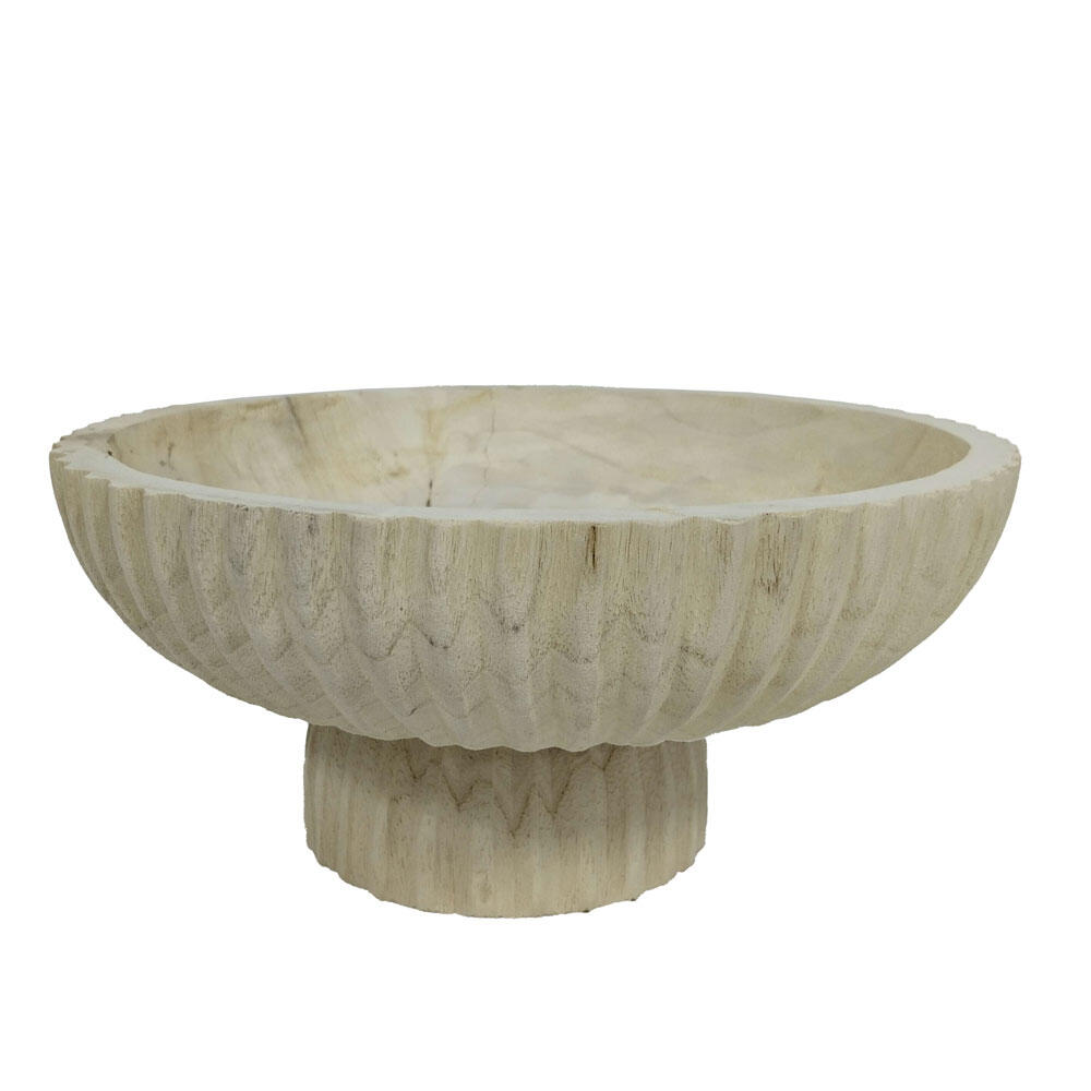 032630-w1nGe-first-_1 Sonto Μπωλ Με Βαση 30x30x14cm Ξυλο Φυσικο - Image 1