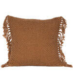 Arnav Διακοσμητικο Μαξιλαρι 45x45cm Υφασμα Caramel Polyester