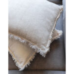 Belud Διακοσμητικο Μαξιλαρι 45x45cm Υφασμα Λευκο Polyester - Image 2