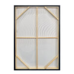 Amit A Πινακας Διακοσμητικος Με Κορνιζα 80x120x4cm Καμβας Μπεζ Λευκο Μαυρο Ξυλο - Image 4