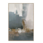 Genesa Πινακας Διακοσμητικος Με Κορνιζα 80x120x4cm Καμβας Πολυχρωμο Ξυλο