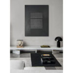 Blackstorm Πινακας Διακοσμητικος 75x100x3cm Καμβας Μαυρο Ξυλο - Image 2