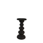 Alisi Διακοσμητικο Κηροπηγιο 10x10x21cm Polyresin Μαυρο