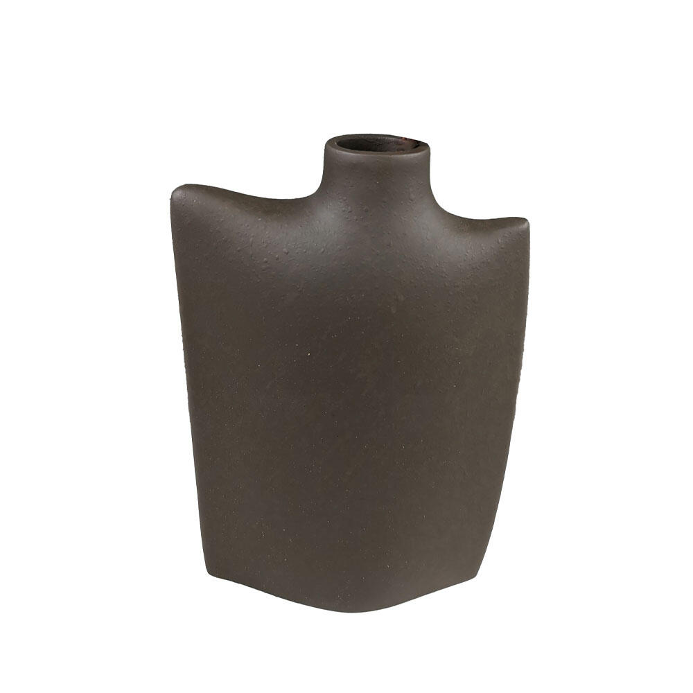 033303-SU88B-first-_1 Botella Διακοσμητικο Βαζο 17x7x25cm Polyresin Καφε Σκουρο - Image 1