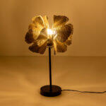 Blossom Φωτιστικο Επιτραπεζιο 35x35x55cm Μεταλλο Brown Gold Μαυρο - Image 3