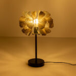 Blossom Φωτιστικο Επιτραπεζιο 41x41x65cm Μεταλλο Brown Gold Μαυρο - Image 2