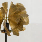 Blossom Φωτιστικο Επιτραπεζιο 41x41x65cm Μεταλλο Brown Gold Μαυρο - Image 3