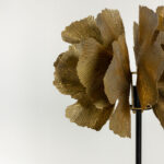 Blossom Φωτιστικο Επιδαπεδιο 49x49x149cm Μεταλλο Brown Gold Μαυρο - Image 4
