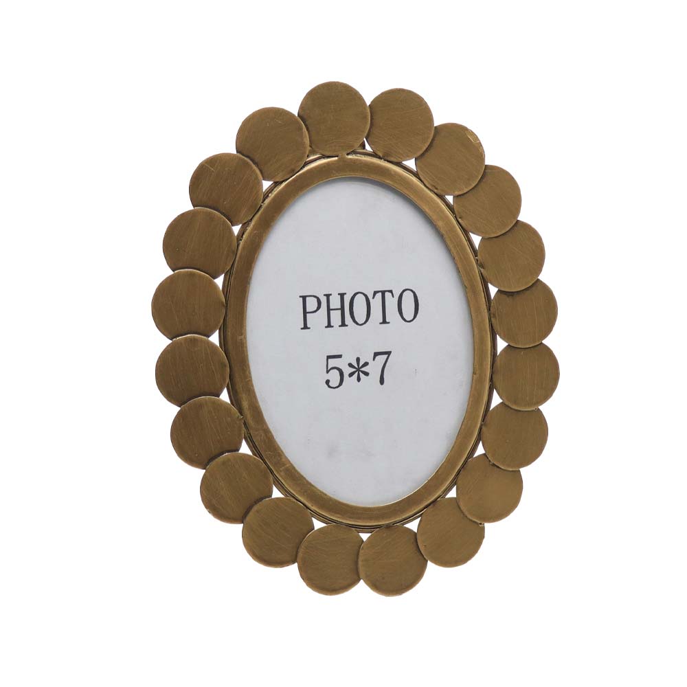033312-yTWVt-first-_1 Coin Κορνιζα 20x2x25cm Μεταλλο Χρυσο Μεταλλικο Γυαλι - Image 1